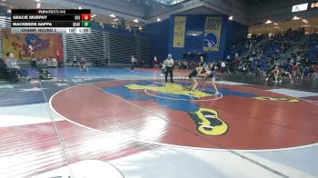 120 lbs Champ. Round 3 - Gracie Murphy, Council Rock South vs Mackenzie Gappa, Quakertown