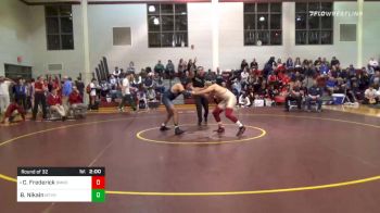 195 lbs Prelims - Cameron Frederick, Brother Martin High School vs Bijan Nikain, Mount Vernon