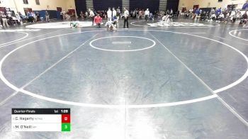 127 lbs Quarterfinal - Colton Hagerty, Washington Twp vs Matthew O'Neill, Malvern Prep