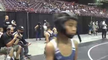 53 lbs Quarterfinal - Leonidas Agtarap, Central Catholic vs Dustin Alvarado Jr., Powa