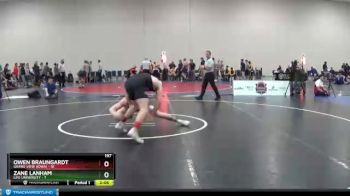 197 lbs Placement Matches (16 Team) - Owen Braungardt, Grand View (Iowa) vs Zane Lanham, Life University