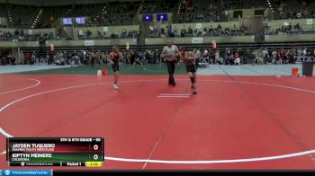 95 lbs Semifinal - Jayden Tuquero, Holmen Youth Wrestling vs Kiptyn Meiners, Caledonia