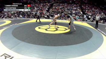 D1-165 lbs 1st Place Match - Jack Hoffman, Springboro vs Landen Johnson, Mass. Perry