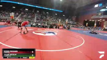 3A-106 lbs Champ. Round 1 - Tyler Nicolay, Torrington vs Ryker Frogner, Evanston