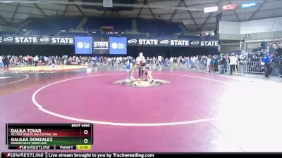 108 lbs Champ. Round 2 - Dalila Tovar, Victory Wrestling-Central WA vs Galilea Gonzalez, Warden Elite Wrestling