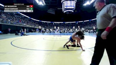 110 lbs Round Of 32 - Jay McQuiston, Reynolds vs Isaiah Santiago, Pocono Mountain West