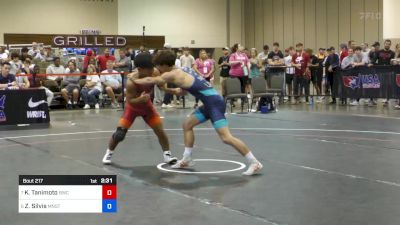 55 kg Cons 4 - Kody Tanimoto, Bison Wrestling Club vs Zachary Silvis, Minn Storm/NYAC