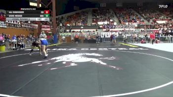 190 lbs Cons. Round 2 - Zoie Hesse, Iola Hs vs Ali Simhiser, Fort Scott Hs