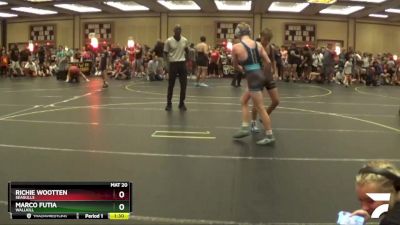 108 lbs Semifinal - Richie Wootten, Seagulls vs Marco Futia, Wallkill