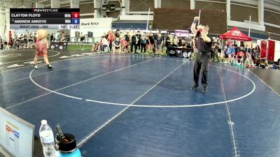 285 lbs Cons. Semis - Clayton Floyd, Nevada vs Andrew Arroyo, Wright Wrestling Academy