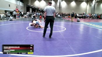 126 lbs Cons. Round 2 - Isaiah Dobbs, Goddard HS vs Evan Berkbuegler, North Point