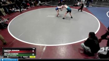 138 lbs Champ. Round 2 - Brycen Duboise, Lake City High School vs Daeton Johnson, Chiawana