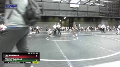 110 lbs Cons. Round 2 - Conway Douglas, Clearwater Youth vs Tayden Mahan, Derby