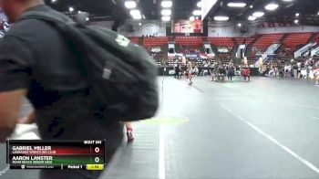 140 lbs Cons. Round 4 - Aaron Lanster, Miami Beach Senior High vs Gabriel Miller, Lagrange Wrestling Club