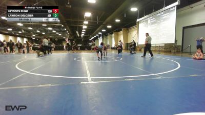60-66 lbs Rr Rnd 3 - Ulysses Funk, TEAM CONQUER vs Lawson Delozier, Ada Youth Wrestling