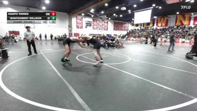 157 lbs Champ. Round 2 - Montgomery Willison, South Hills vs Joseph Torres, Downey