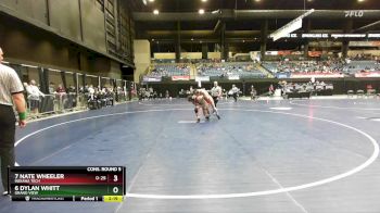157 lbs Cons. Round 5 - 7 Nate Wheeler, Indiana Tech vs 6 Dylan Whitt, Grand View