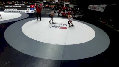 175 lbs Cons. Sub-rd Of 16 - Charlie Schirmer, Live Oak Wrestling Club SC vs Aiden Vasquez, Yucaipa Thunder Wrestling Club