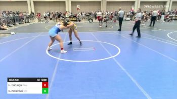 155 lbs Consi Of 8 #1 - Hannah Mae Catungal, Fall Guys vs Rayden Kukahiwa, Viking Wrestling