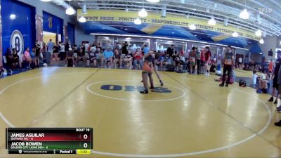 132 lbs Semis & Wb (16 Team) - James Aguilar, OutKast WC vs Jacob Bowen, Soldier City Lions Den