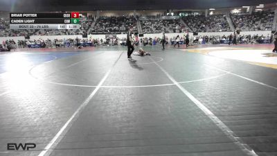 76 lbs Round Of 32 - Briar Potter, Cushing vs Caden Light, Coweta