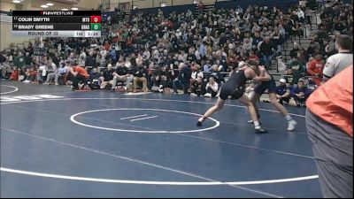 152 lbs Round Of 32 - Colin Smyth, Mt. Olive vs Brady Greene, Grassfield