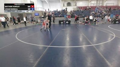 56 lbs Cons. Semis - Matthew Huntley, Tucson Cyclones vs Logan Radmall, Champions Wrestling Club