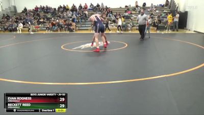 JV-4 lbs Round 3 - Robert Hatcher, Clear Creek-Amana vs Tyson Schmitz, Clear Creek-Amana