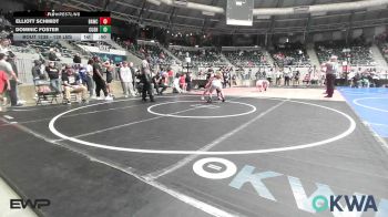 130 lbs Consi Of 8 #2 - Elliott Schmidt, Broken Arrow Wrestling Club vs Dominic Foster, Cushing Tigers