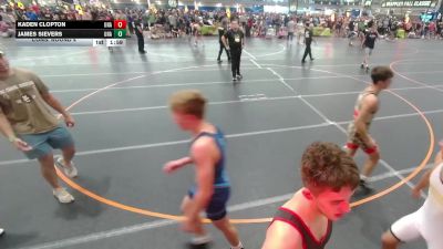 138 lbs Cons. Round 4 - Kaden Clopton, Unattached vs James Sievers, Unattached