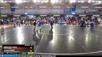 75 lbs Quarterfinal - Brentley Yates, Well Trained vs Ethan Dowd, Buckhorn Youth Wrestling