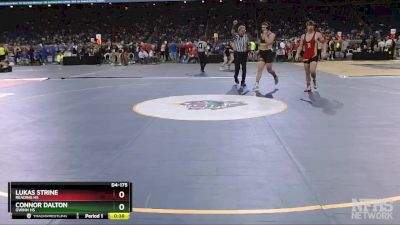 D4-175 lbs Cons. Round 1 - Lukas Strine, Reading HS vs Connor Dalton, Gwinn HS