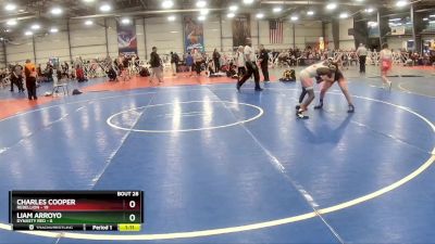 96 lbs Rd# 10- 4:00pm Saturday Final Pool - Liam Arroyo, Dynasty RED vs Charles Cooper, Rebellion