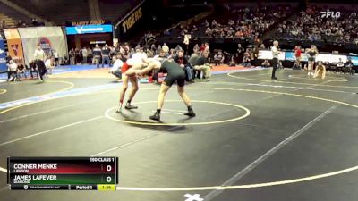 150 Class 1 lbs Quarterfinal - James LaFever, Diamond vs Conner Menke, Lawson