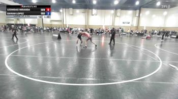 132 lbs Consi Of 8 #2 - Leonidas Miranda, Tampa Bay Tigers Wrestling vs Davian Lopez, Colosseum Wrestling