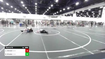 114 lbs Round Of 16 - Zayd Ahmed, Warrior Trained Wrestling vs Brentley Brooks, Team Grand Valley Elite
