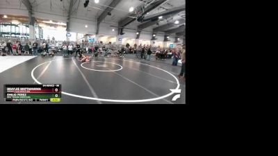98 lbs Quarterfinal - Braylee Brittainwinn, Wesley Club Wrestling vs Emilio Perez, Best Trained Wrestling