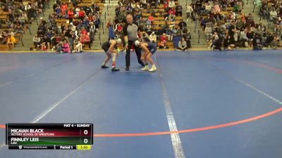 95 lbs Round 1 - Finnley Leis, LAW vs Micaiah Black, Victory School Of Wrestling