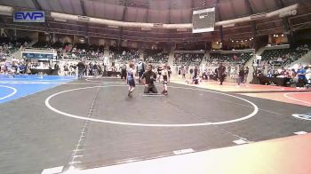 40 lbs Quarterfinal - Greyson Waag, Keystone Wrestling Club vs Junior Garcia, Midwest City Bombers Youth Wrestling Club