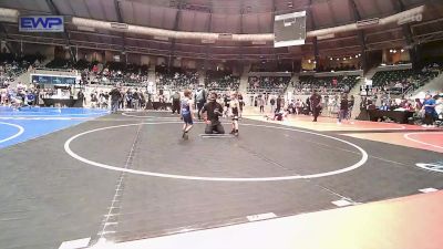 40 lbs Quarterfinal - Greyson Waag, Keystone Wrestling Club vs Junior Garcia, Midwest City Bombers Youth Wrestling Club