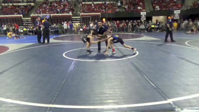 89 lbs Champ. Round 1 - Jackson Escobedo, Sidney Wrestling Club vs Jimmy Francis, Fergus Wrestling Club