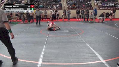 85_B lbs Consi Of 4 - Declan Jericho, Belle Vernon vs Brooks Casselberry, Southern Tioga