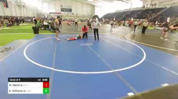 113 lbs Consi Of 4 - Mateo Becerra, Methods WC vs Kevin Williams Jr, Northern AZ Grapplers