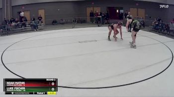 218 lbs Round 2 (8 Team) - Luke Fischer, Kansas Pythons vs Noah Mathis, Kansas Rattlers