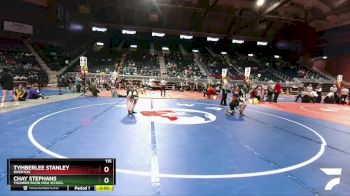 115 lbs Champ. Round 1 - Tymberlee Stanley, Riverton vs Chay Stephans, Thunder Basin High School