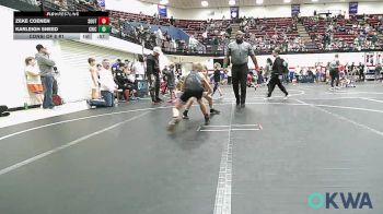 70 lbs Consi Of 8 #1 - Zeke Coenen, Southern Oklahoma Wrestling Aca vs Karleigh Sneed, Chickasha Youth Wrestling