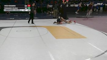 106 lbs Consi Of 8 #2 - Cruz Ruggiero, Reading vs Fernando OYLOLA, Mt. Anthony Union
