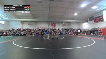 110 lbs Champ. Round 2 - Abigail Ortega, Fort Lupton vs Taylor Clynke, Soroco