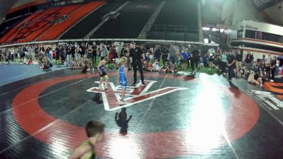 70 lbs Champ. Round 1 - Ryder Kluesner, Idaho vs Landon Paulson, Utah