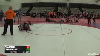 132-H 5th Place - Paul Miller, Saucon Valley vs Chris Esposito, VHW